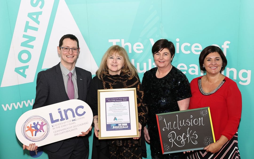 LINC Programme Shortlisted for AONTAS STAR Award 2021