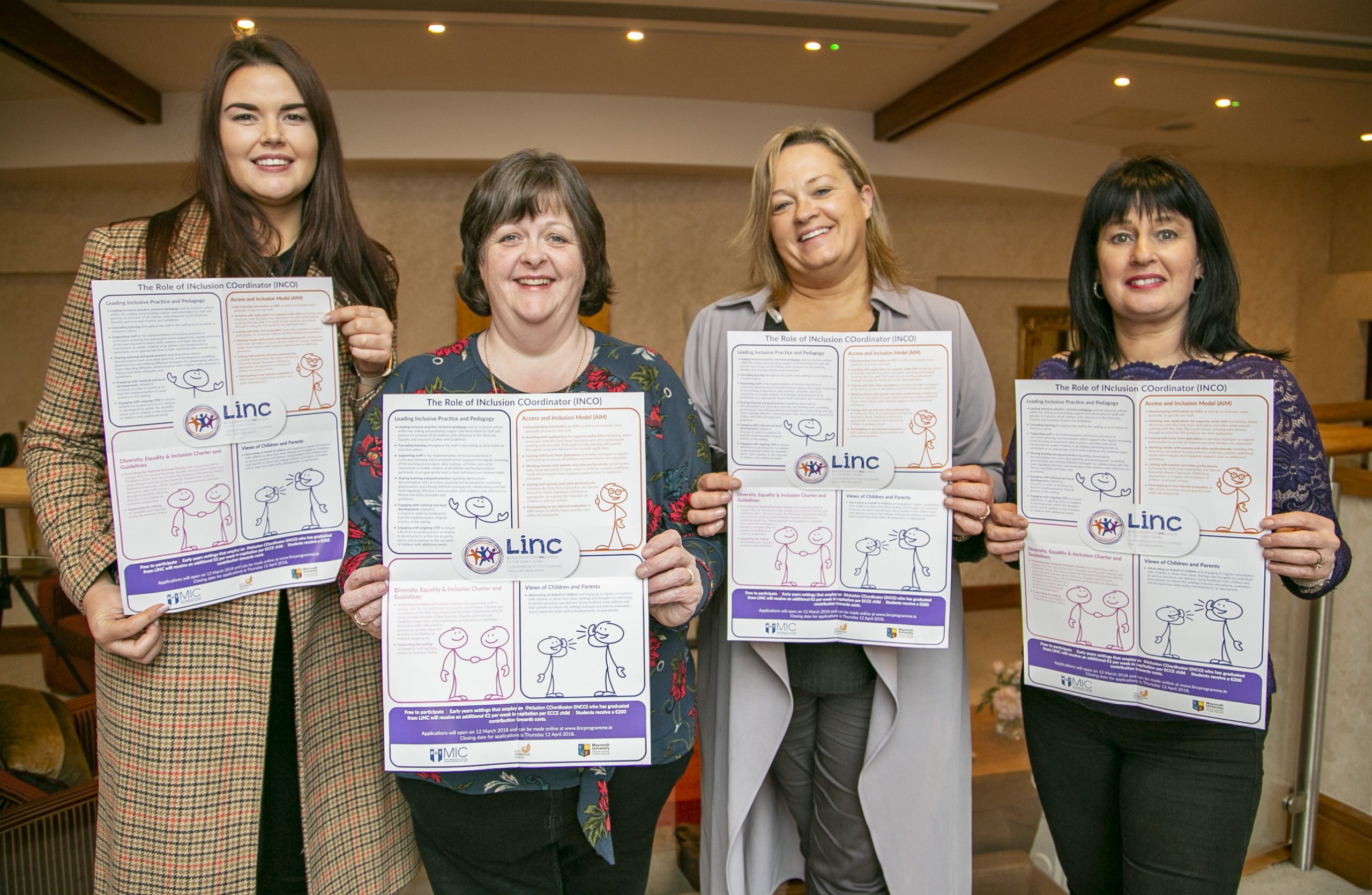 Learners with Role of INCO Poster - LINC Programme