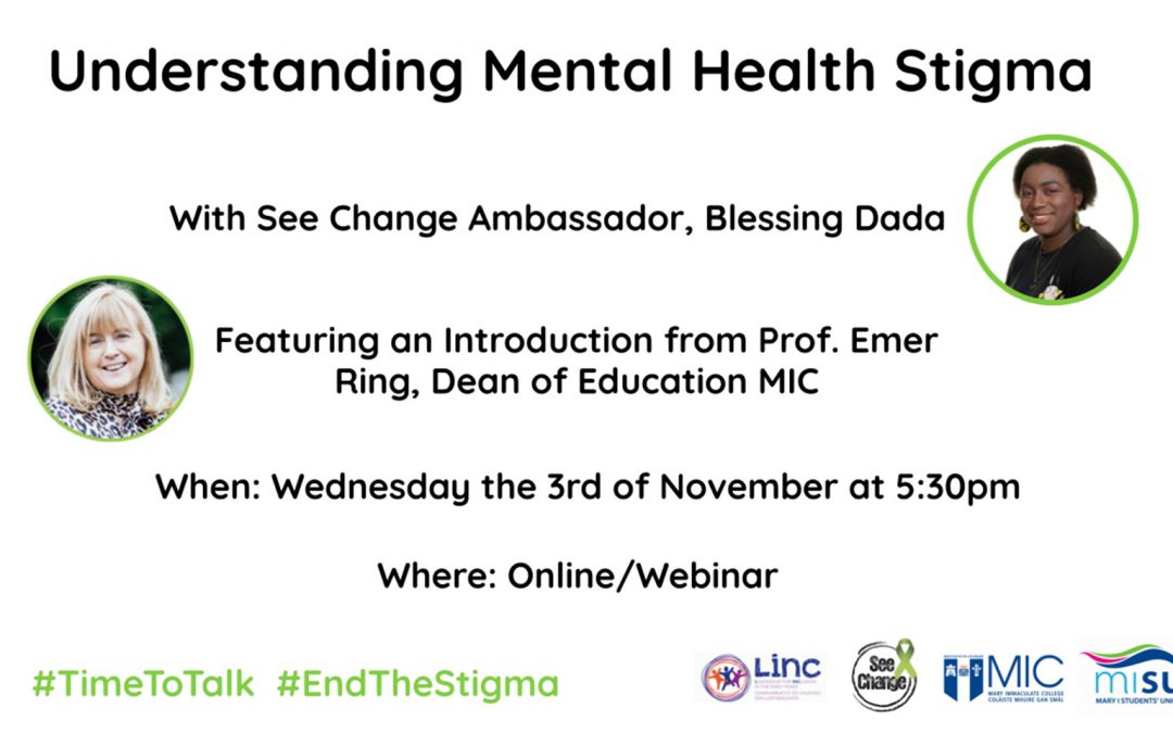 Free Webinar to Focus on Understanding Mental Health Stigma