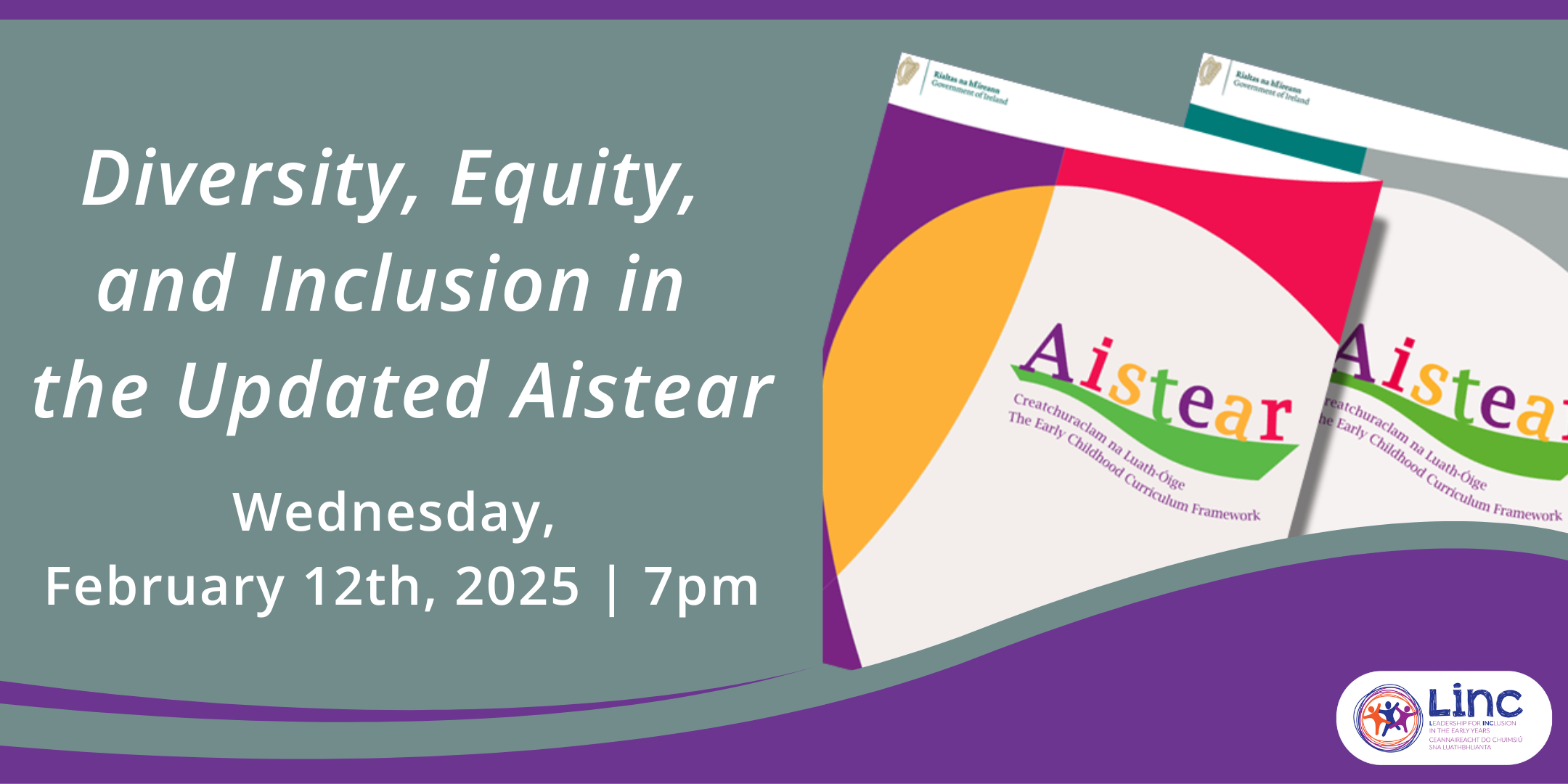 LINC Programme Hosts Record-Breaking Webinar on Diversity, Equity, and Inclusion in the Updated Aistear Framework